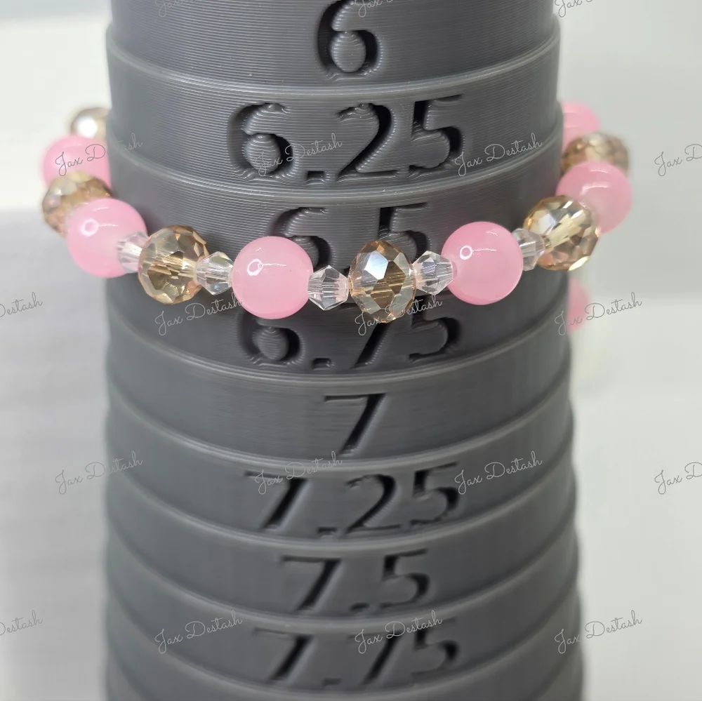 Pink and Gold Butterfly Charm Bracelet BR209 - Picture 3 of 3